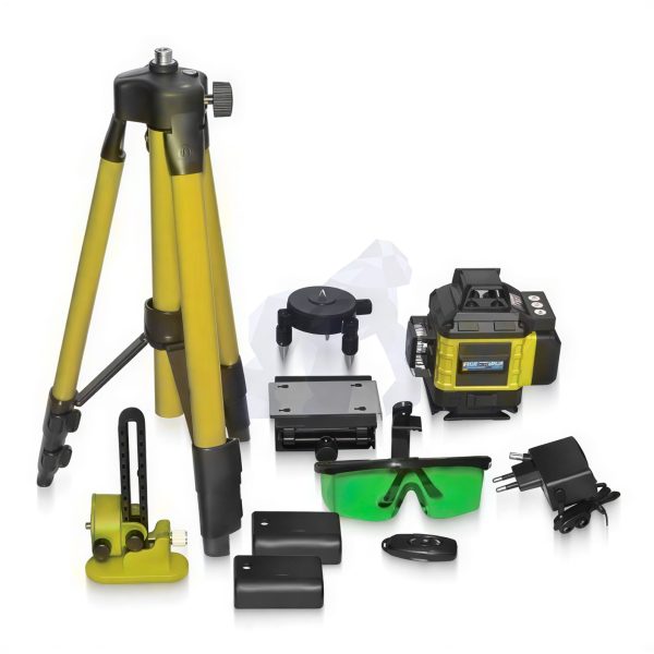 Kraftworld Αλφάδι Laser 16 Γραμμών με βάση ανύψωσης, στήριγμα τοίχου, τηλεχειριστήριο.